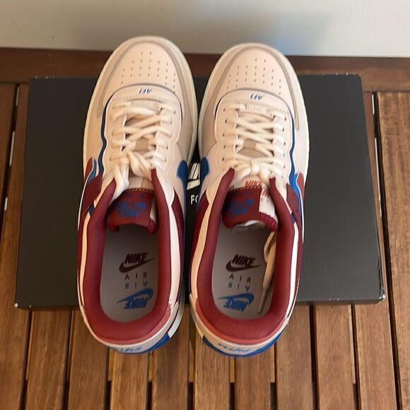 Nike Air Force 1 Shadow Light Soft Pink Team Red US Women 11/UK8.5(CI0919-601) - Picture 7 of 15